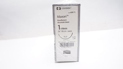 Covidien 6307-71 1 Maxon Monofilament GS-25 Taper 1/2 48mm 36in (x) - Box of 36